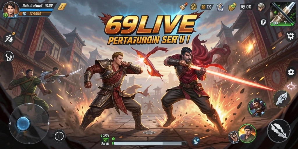 Tangkapan layar dari pertempuran seru di 69LIVE, menunjukkan aksi yang penuh ketegangan.