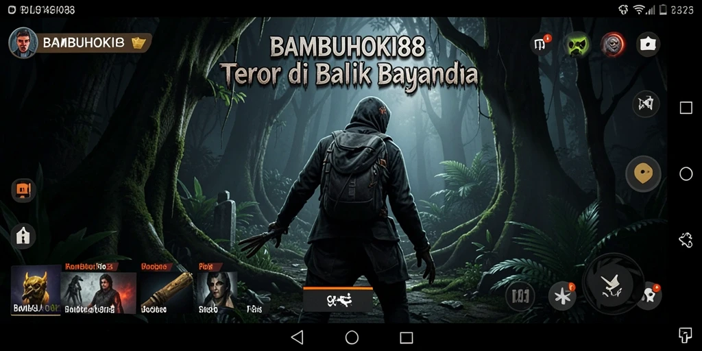 Gameplay mendebarkan di <strong>BAMBUHOKI88</strong> dengan suasana horor yang mencekam.