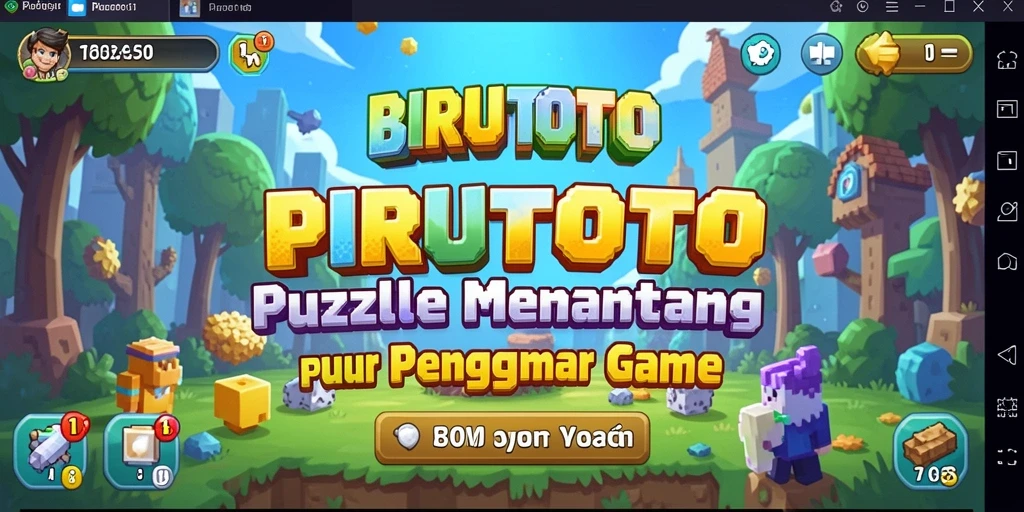 Tampilan gameplay BIRUTOTO yang penuh tantangan dan keseruan.