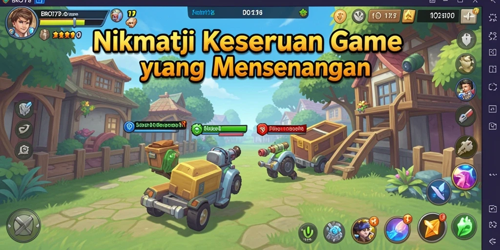 Tampilan gameplay BRO178 yang menyenangkan dan interaktif saat bermain Idle.