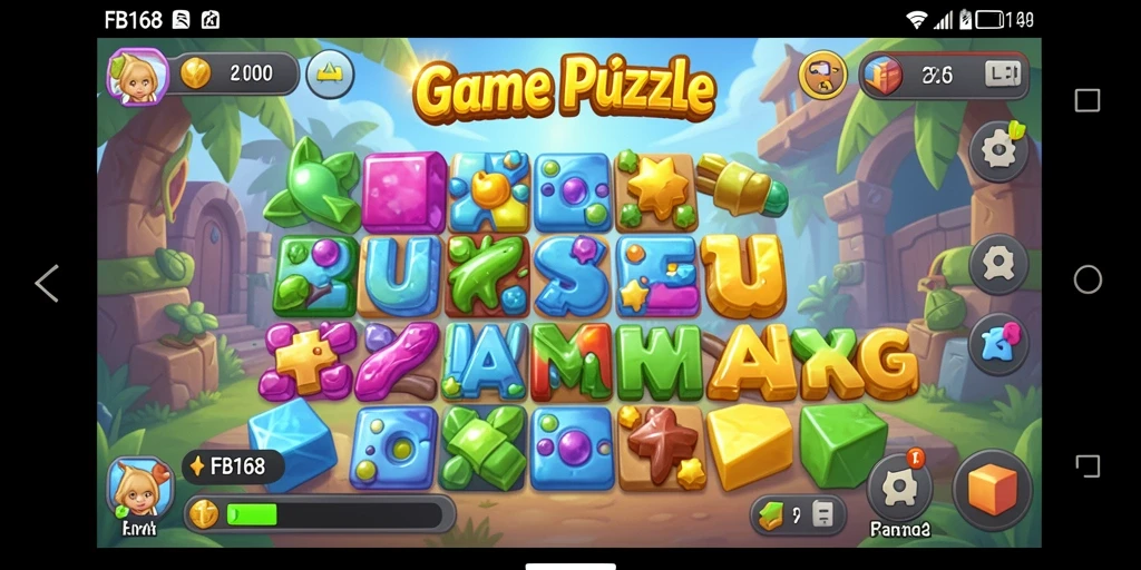 Tampilan gameplay menegangkan dari FB168 di layar ponsel.
