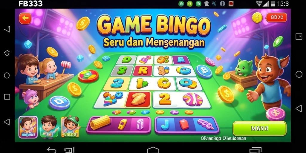 Tampilan utama gameplay Bingo yang seru di FB333.