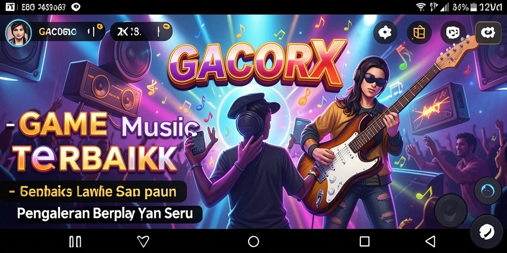 Screenshot utama GACORX menampilkan gameplay yang seru dan interaktif.