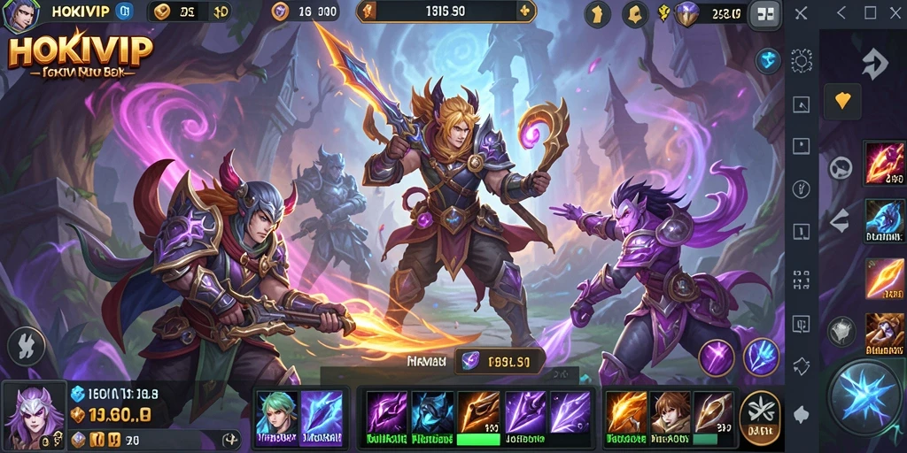 Tampilan gameplay HOKIVIP yang mendebarkan dan penuh aksi.