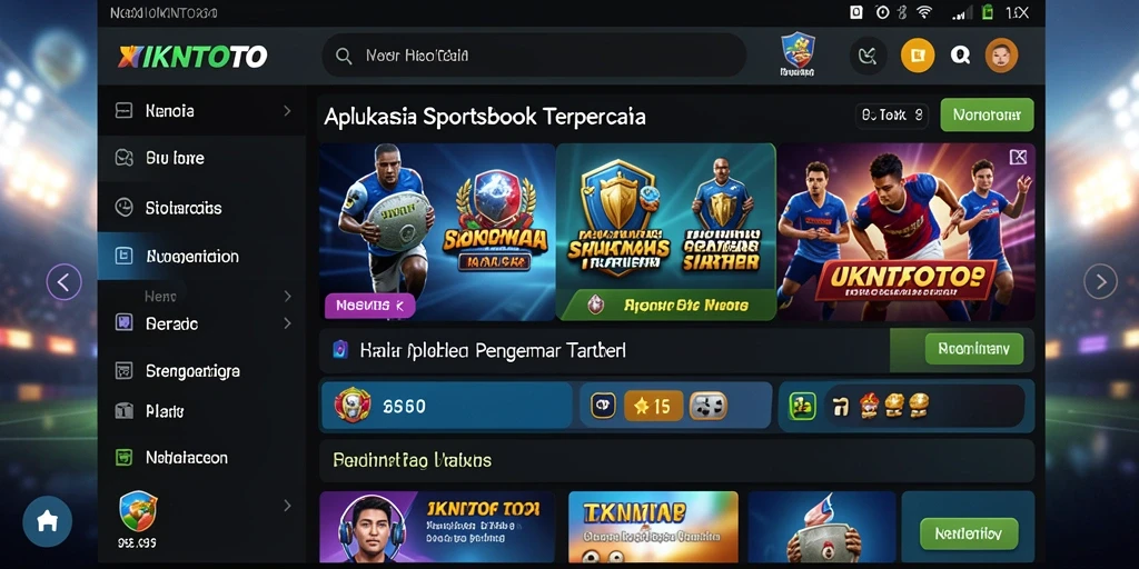 Tampilan gameplay IKNTOTO yang menampilkan berbagai opsi taruhan olahraga.