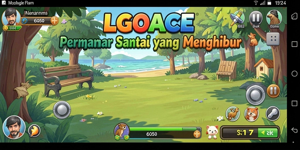 Screenshot gameplay LGOACE yang menunjukkan keseruan permainan.