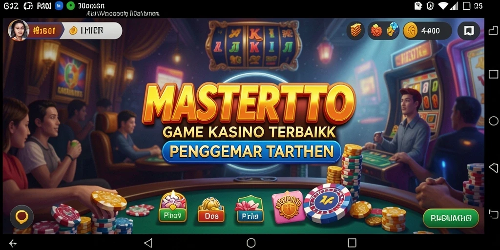 Screenshot MASTERTOTO menampilkan gameplay yang mendebarkan di Kasino.
