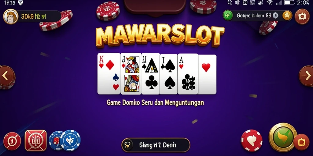 Tampilan menarik dari gameplay MAWARSLOT dalam permainan Domino.
