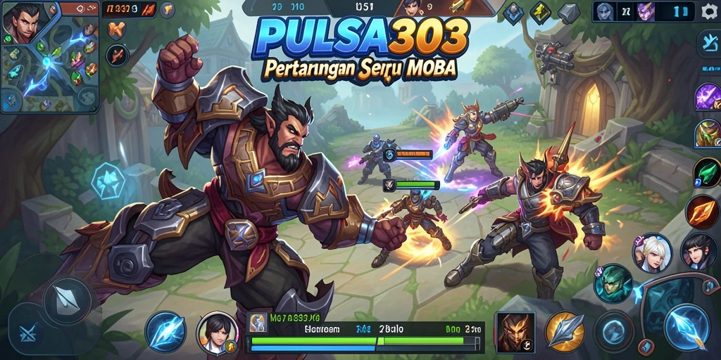 Tangkapan layar gameplay seru PULSA303 dengan aksi tim yang dinamis.