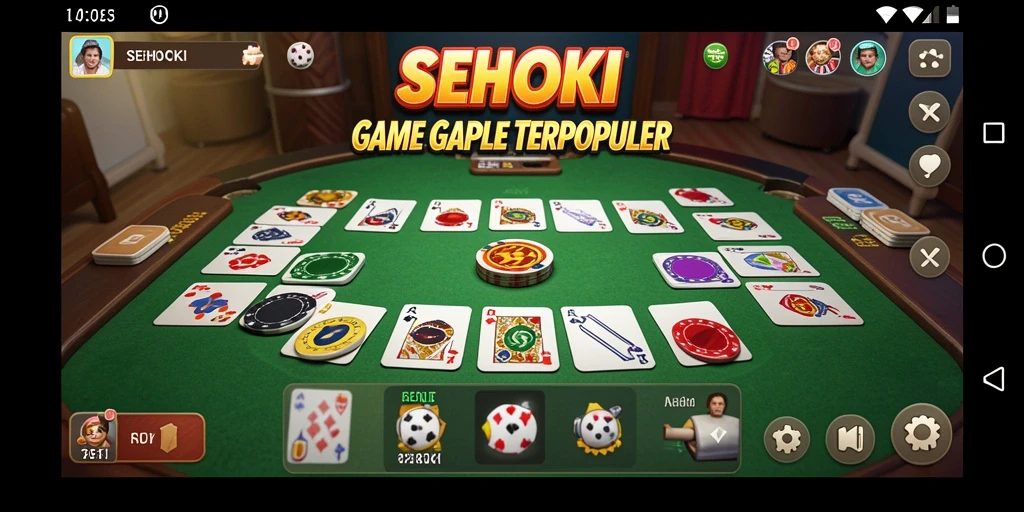Tampilan gameplay SEHOKI yang menarik dan dinamis