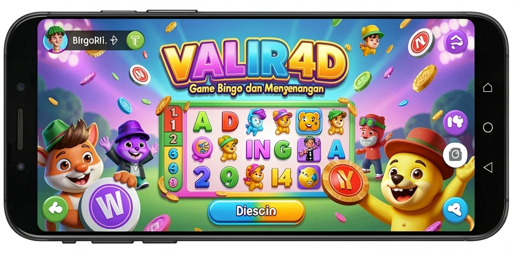 Screenshot gameplay <strong>VALIR4D</strong> yang menampilkan suasana seru bermain Bingo.